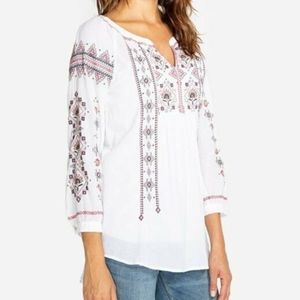 Johnny Was Tatum Peasant Top